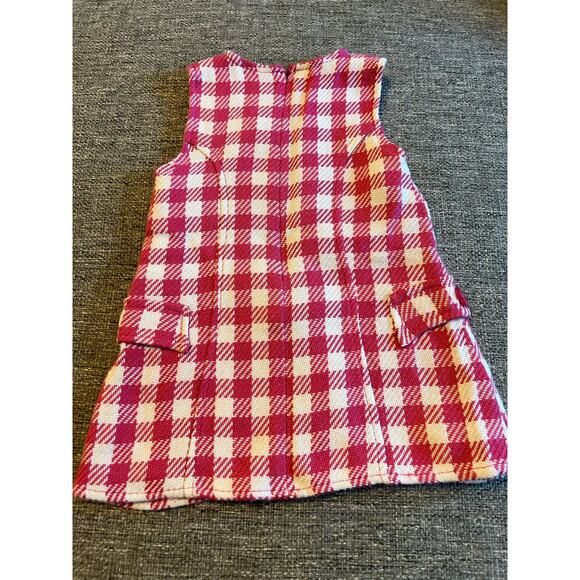 The Childrens Place Pink and White Shift Dress Houndstooth - Picture 5 of 5